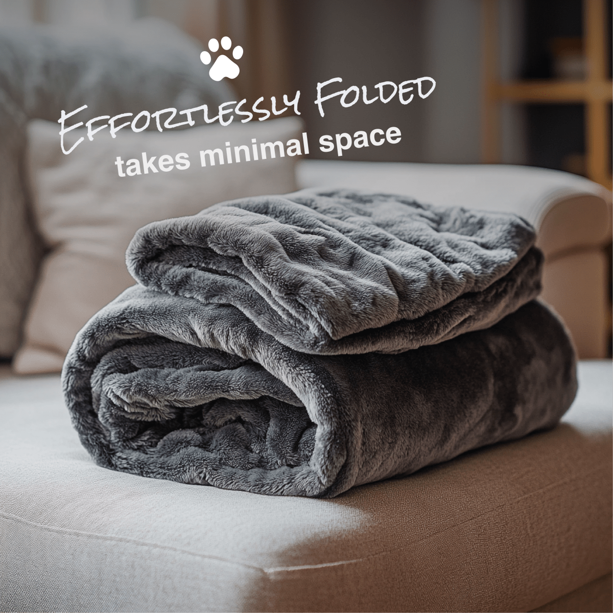Plush Slate Blanket - EachPaw