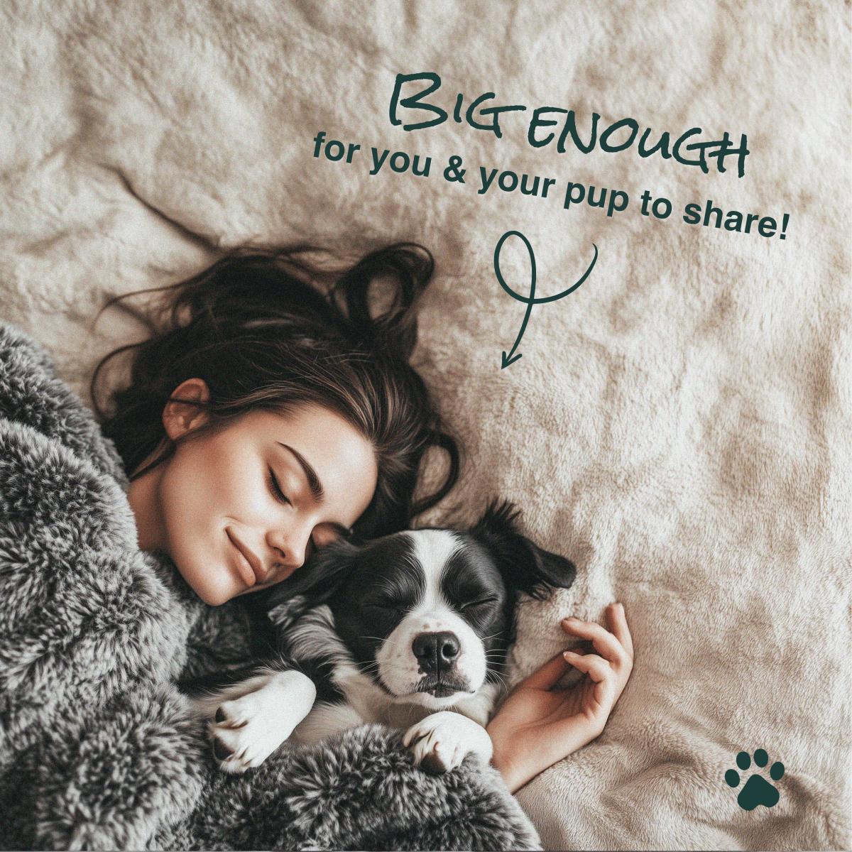 Plush Slate Blanket - EachPaw